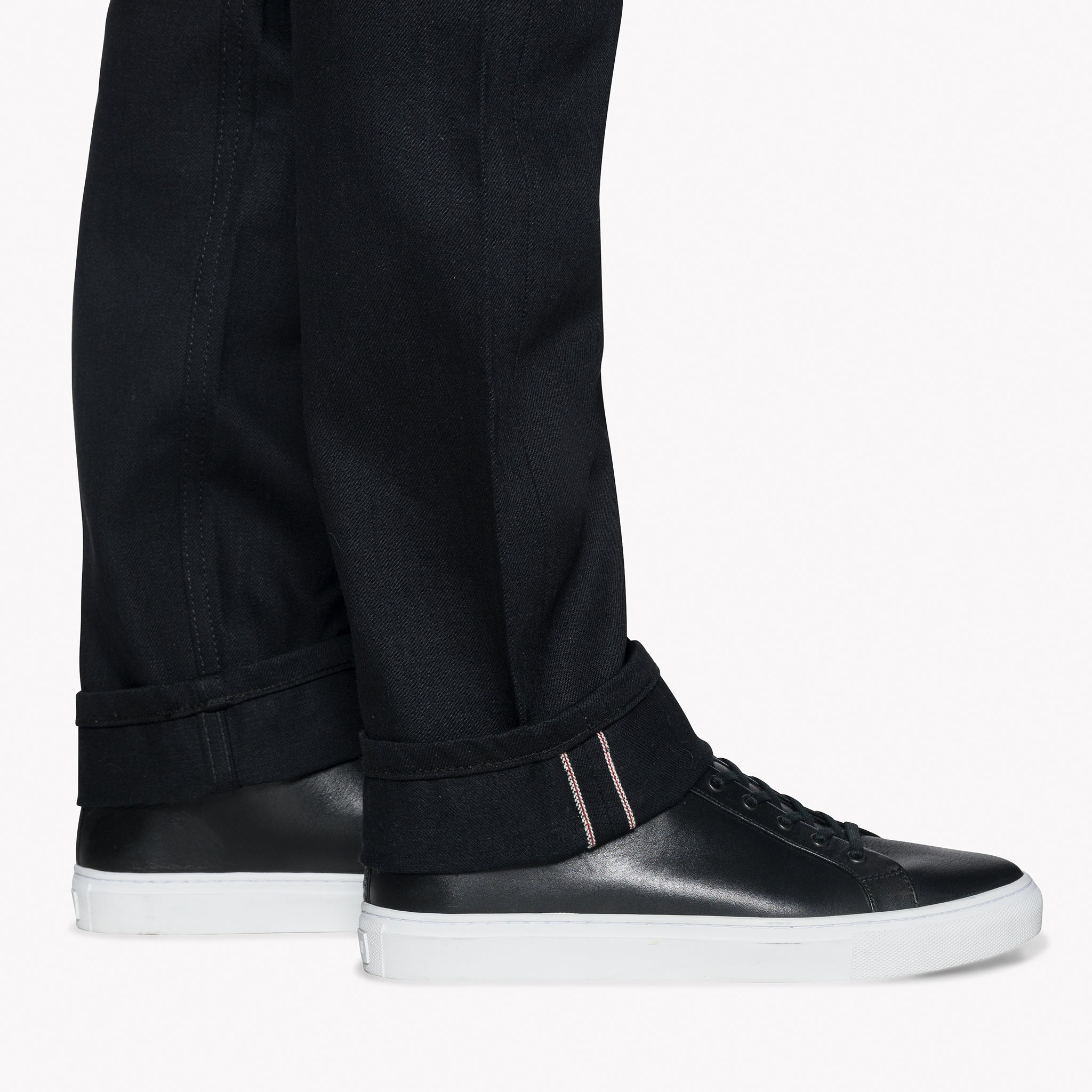 Weird Guy Overalls - Black Solid Selvedge | Naked & Famous Denim