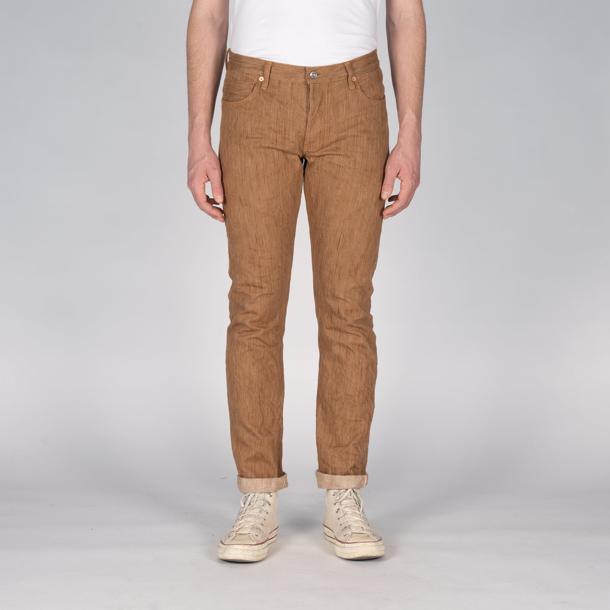  Super Guy - MIJ11 - Tokushima Intangible Cultural Treasure Hand Dyed Kakishibu Selvedge