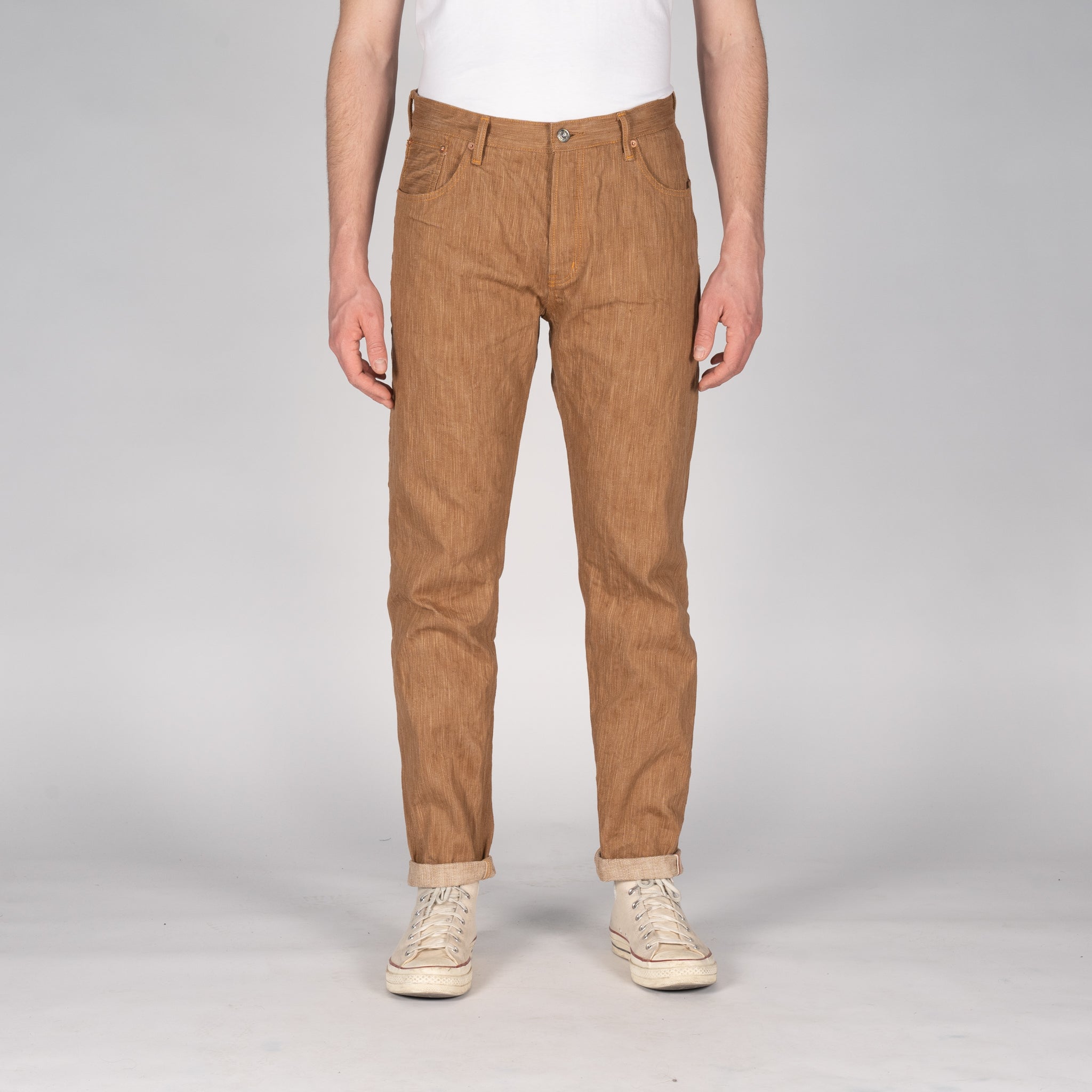  Weird Guy - MIJ11 - Tokushima Intangible Cultural Treasure Hand Dyed Kakishibu Selvedge