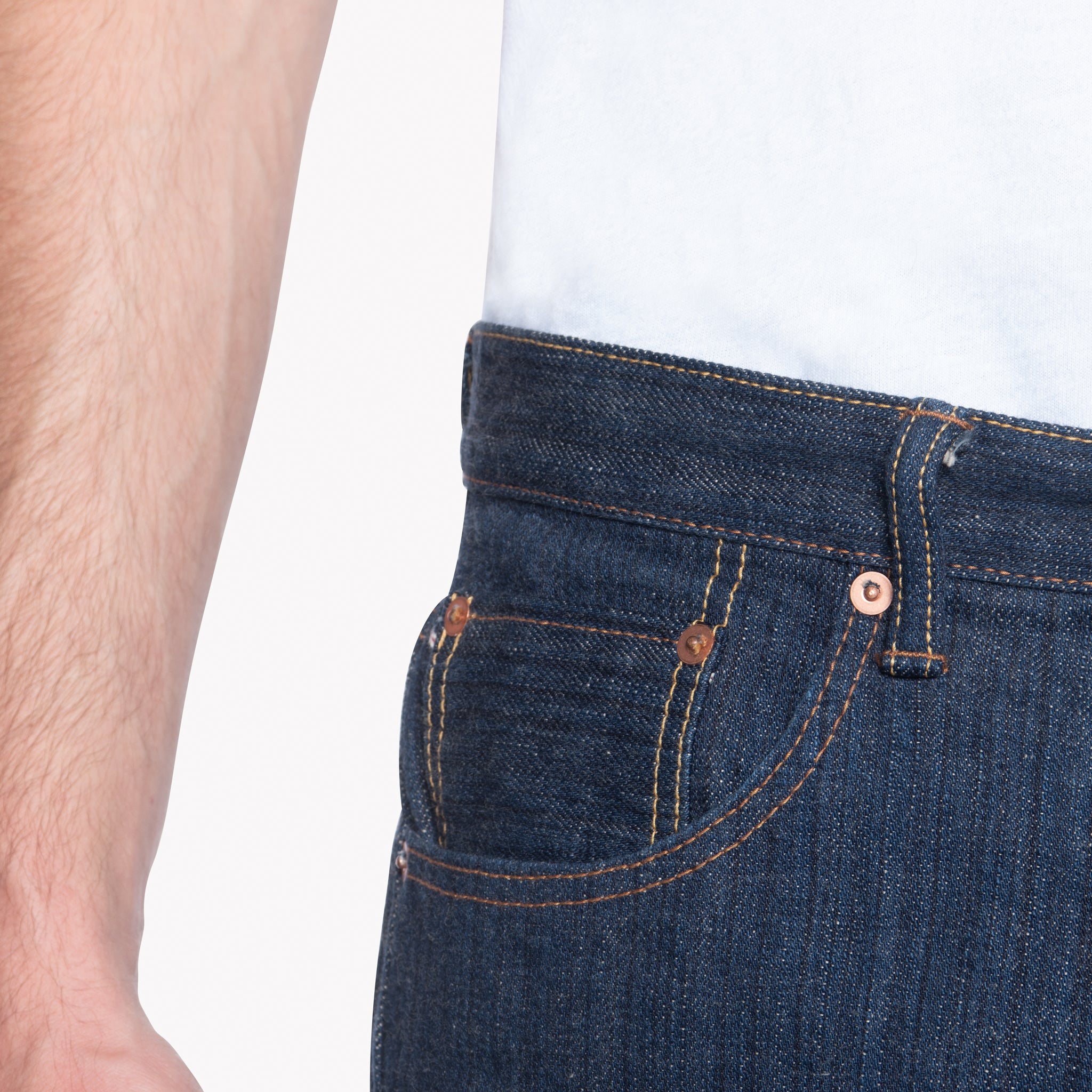 Easy Guy - MIJ9 - "Tennen Ai" Natural Indigo Slub Selvedge | Naked & Famous Denim