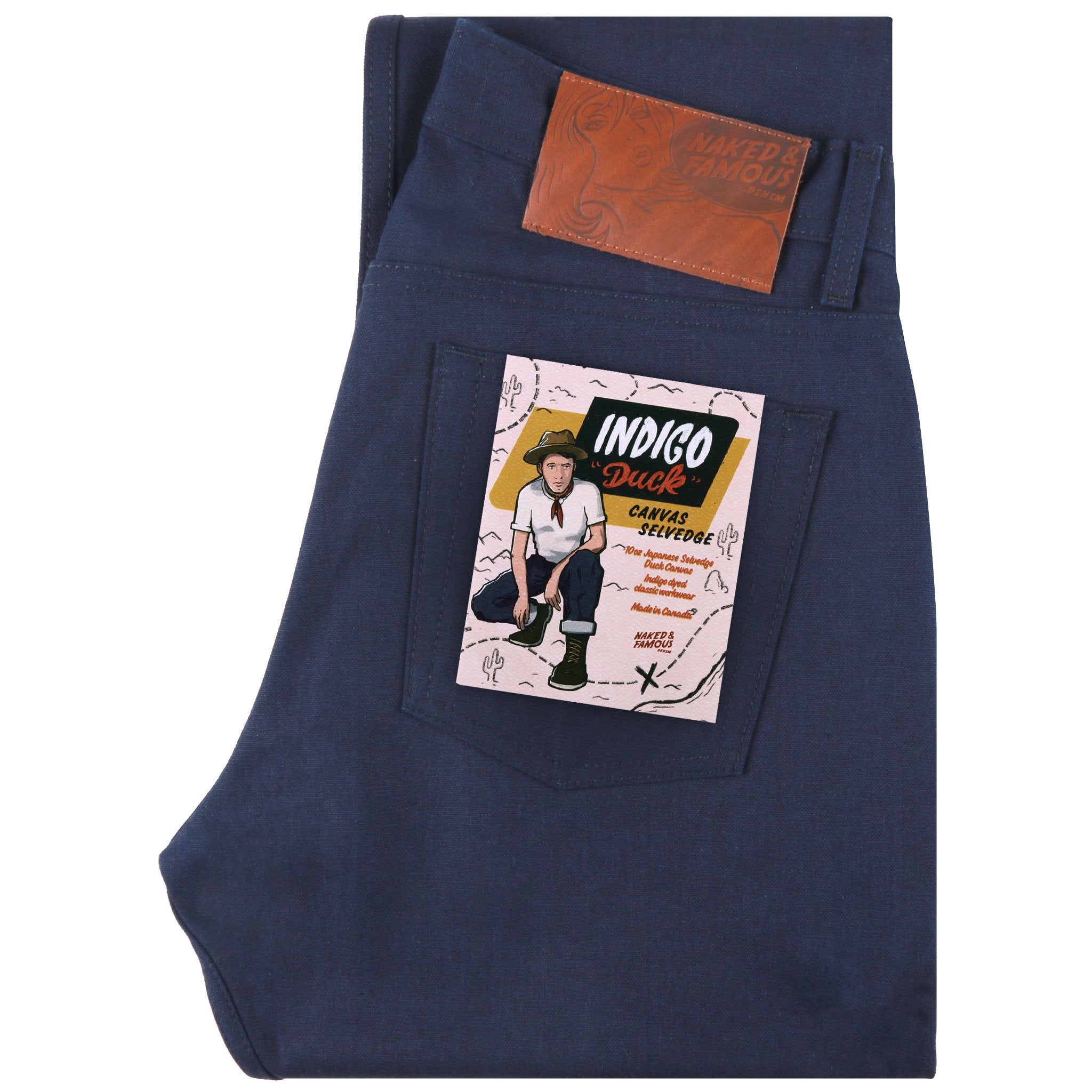 Weird Guy - Indigo Duck Canvas Selvedge | Naked & Famous Denim