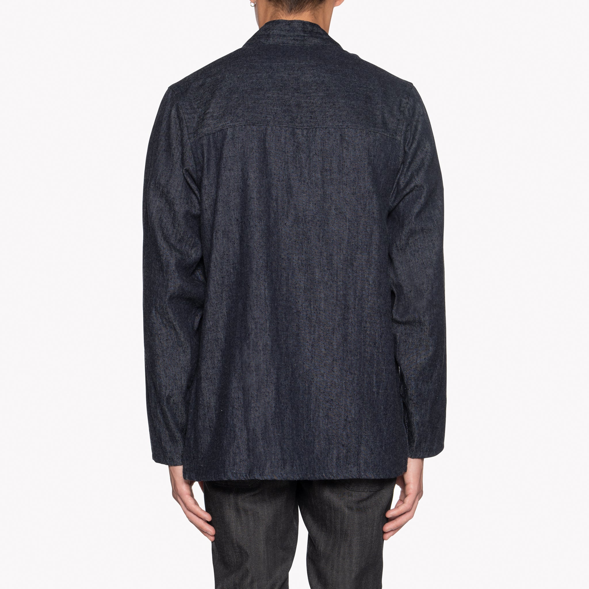 Kimono Shirt - Slub Nep Rinsed Denim by Naked & Famous Denim
