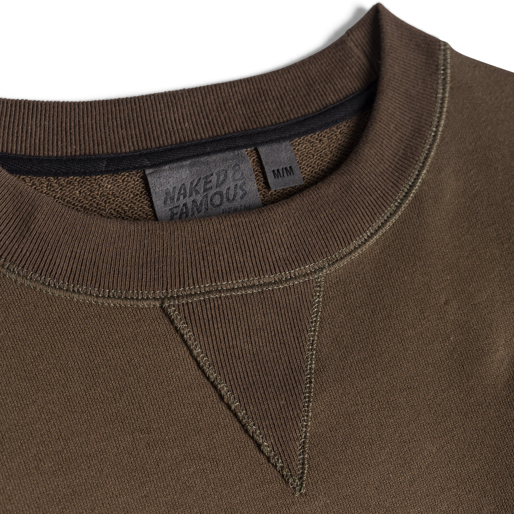 Crewneck - Heavyweight Terry - Hunter | Naked & Famous Denim