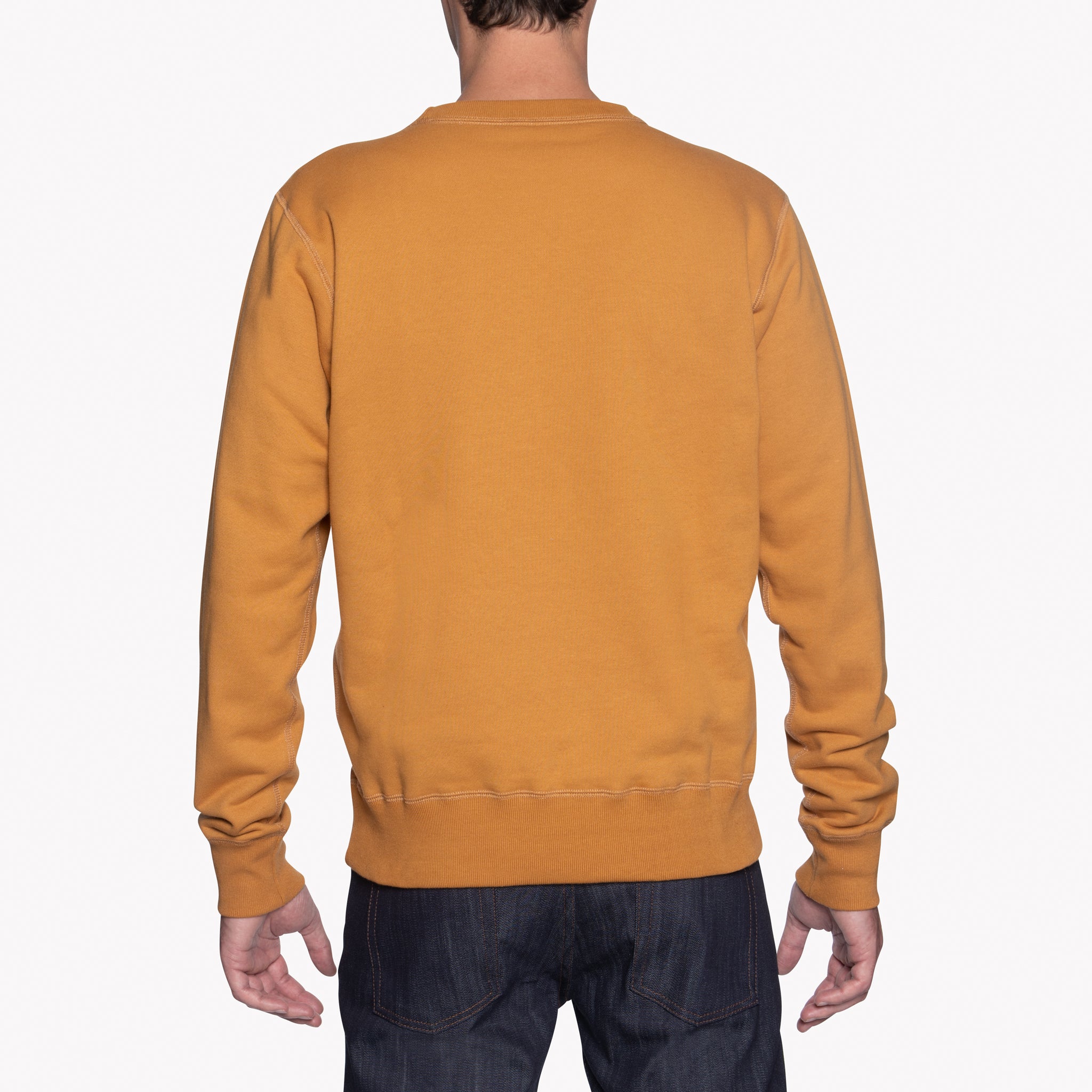 Crewneck - Heavyweight Terry - Amber | Naked & Famous Denim