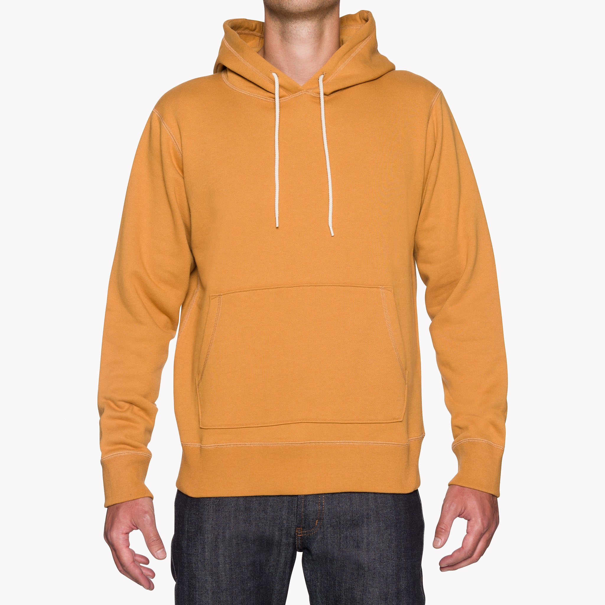 Pullover Hoodie - Heavyweight Terry - Amber | Naked & Famous Denim