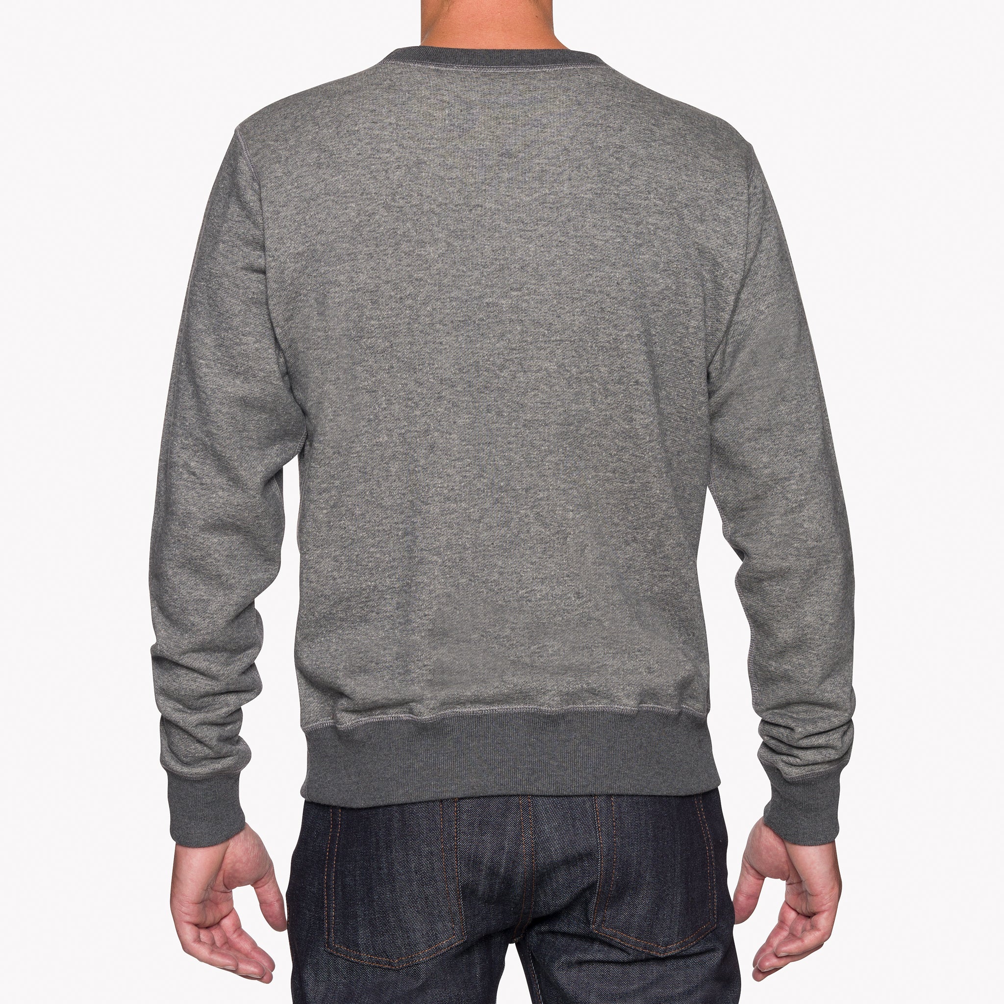 Crewneck - Heavyweight Terry - Charcoal | Naked & Famous Denim