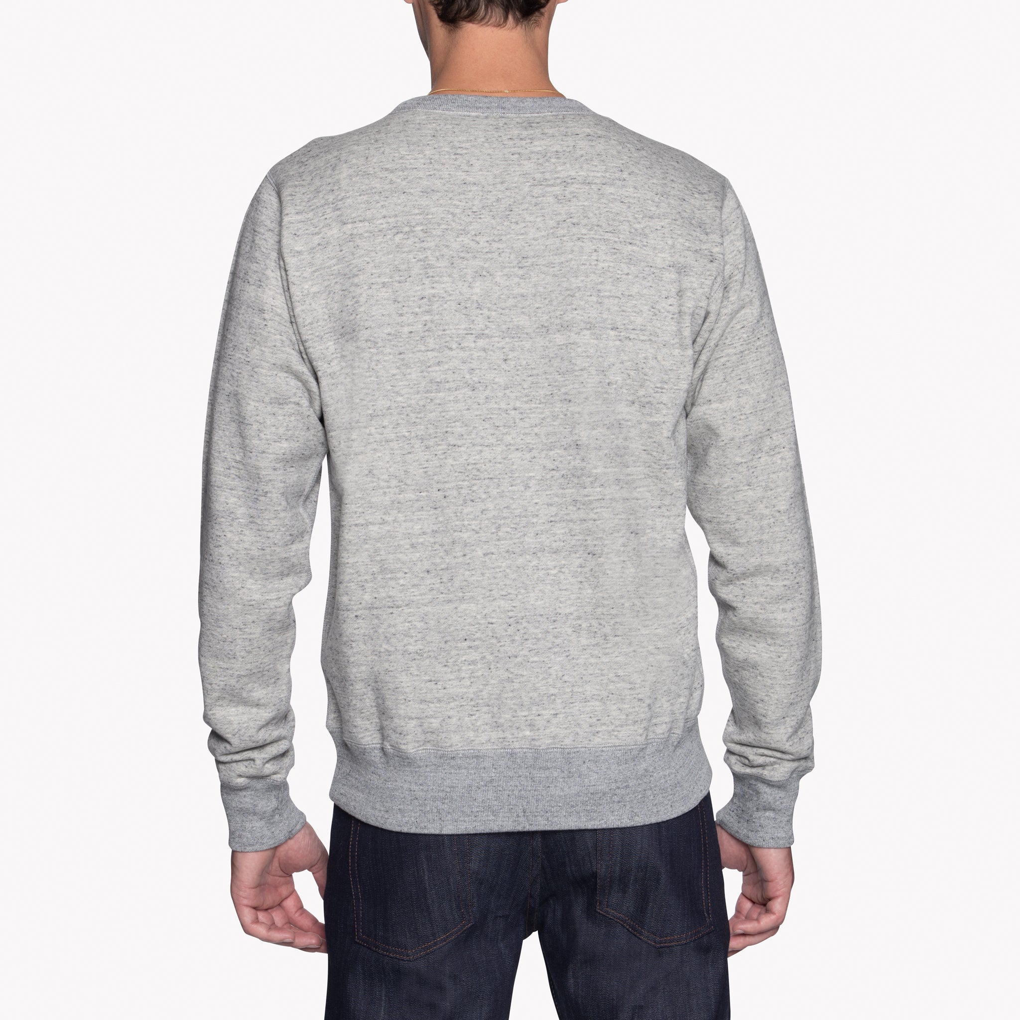 Crewneck - Heavyweight Terry - Grey | Naked & Famous Denim