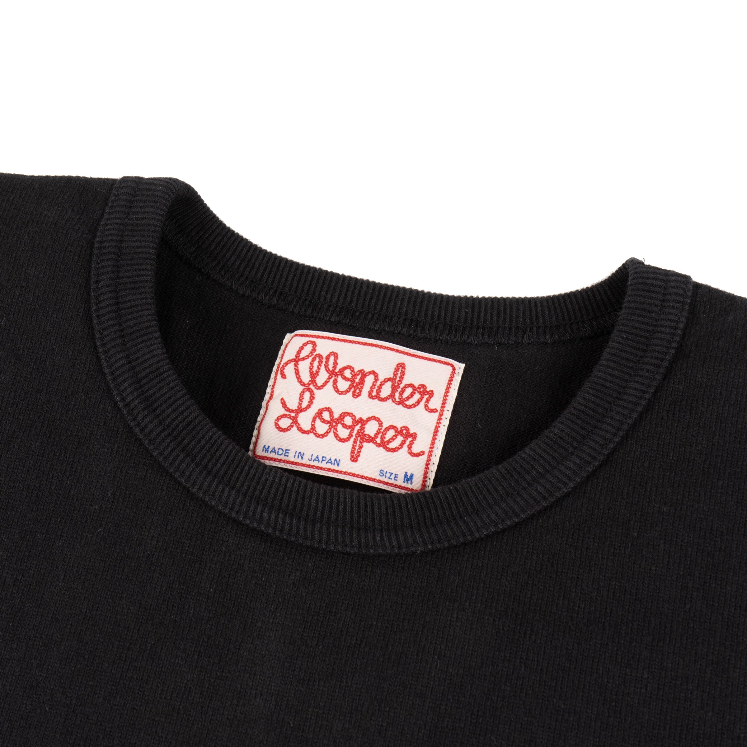 Crewneck T-shirt - Double Heavyweight - Black