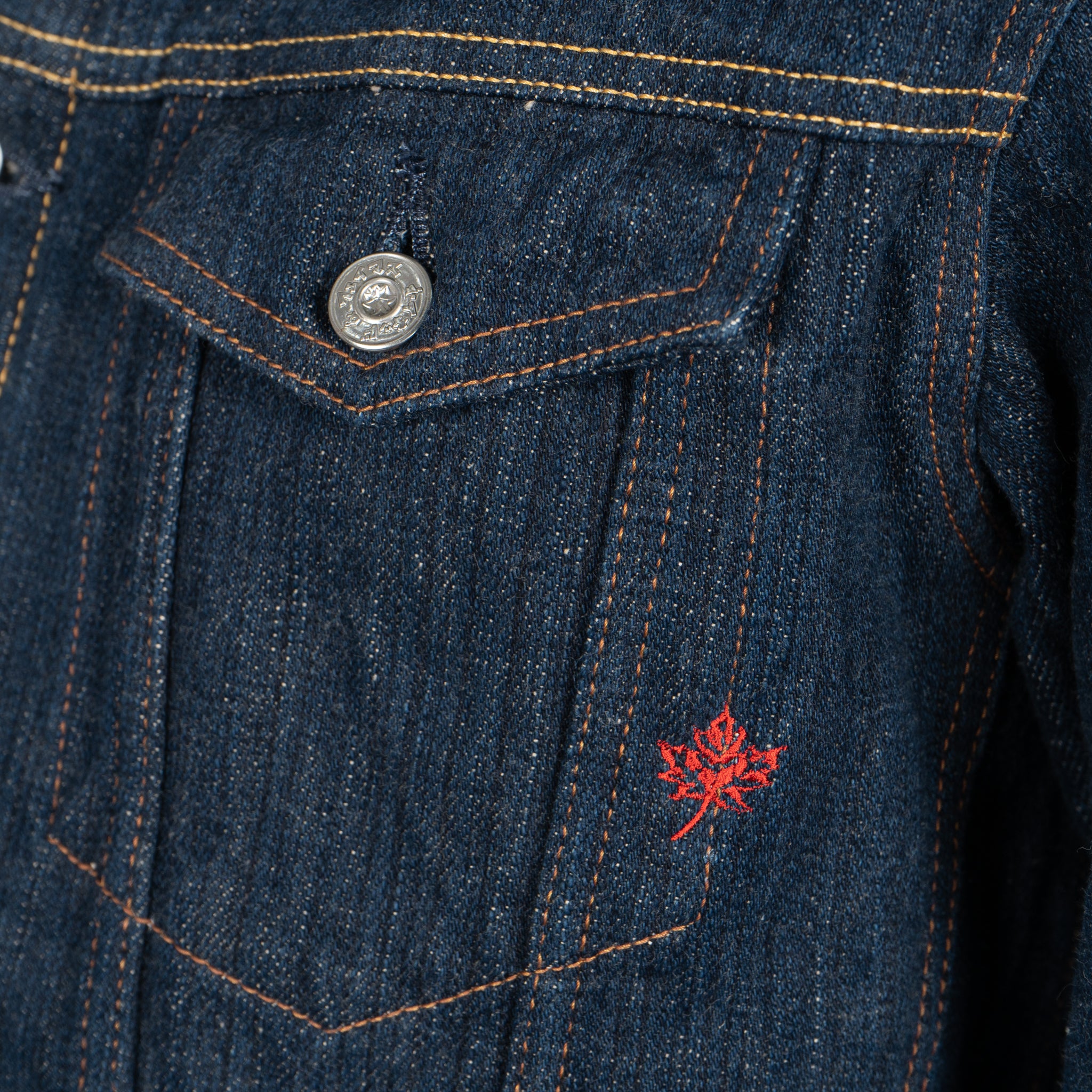 Denim Jacket - MIJ9 - "Tennen Ai" Natural Indigo Slub Selvedge