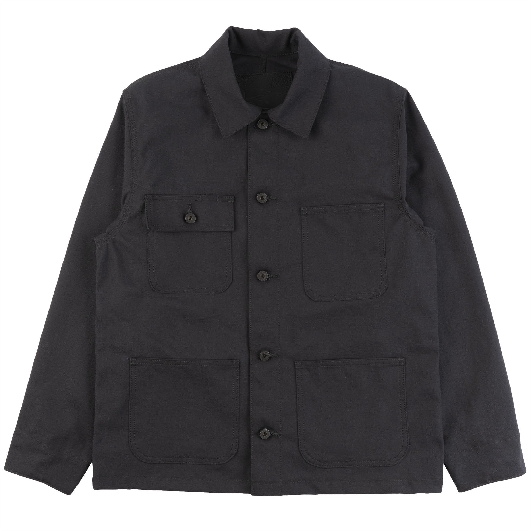 Chore Coat - Black Canvas - front