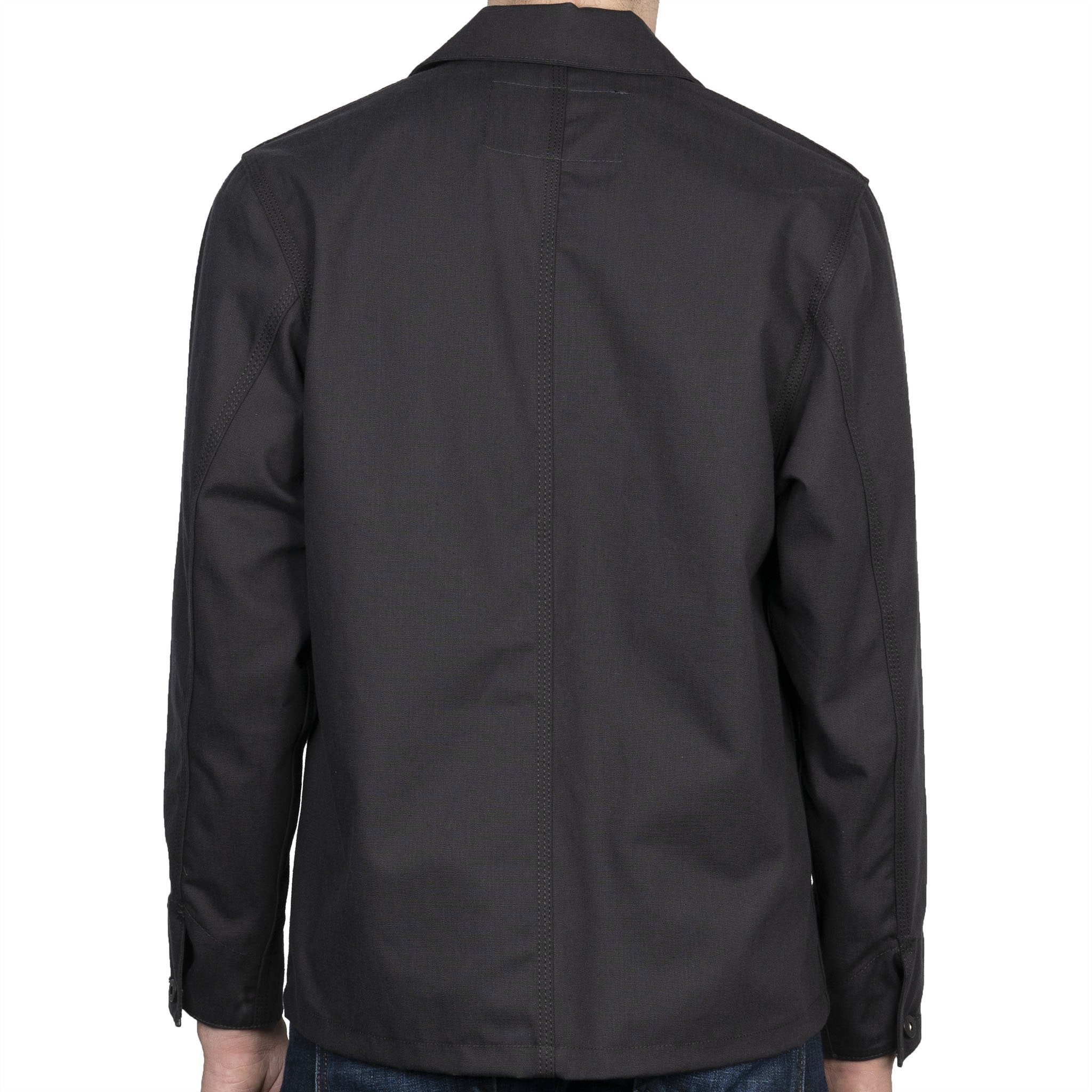 Chore Coat - Black Canvas - back