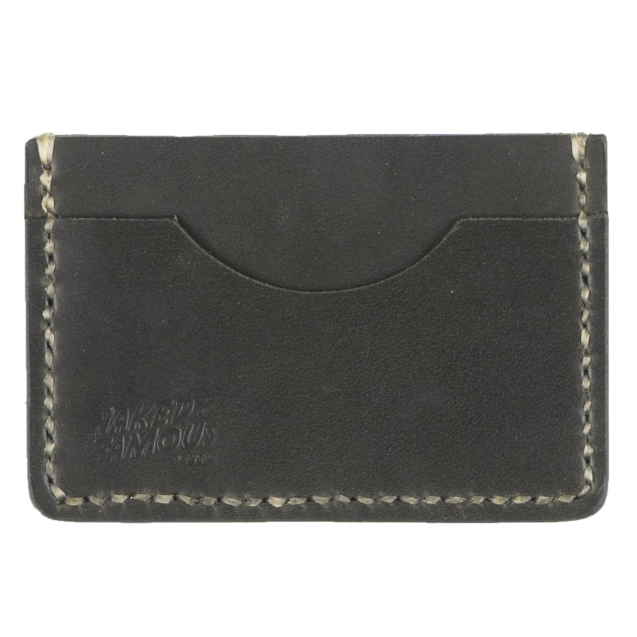 Card Case - Full Grain Leather - Green