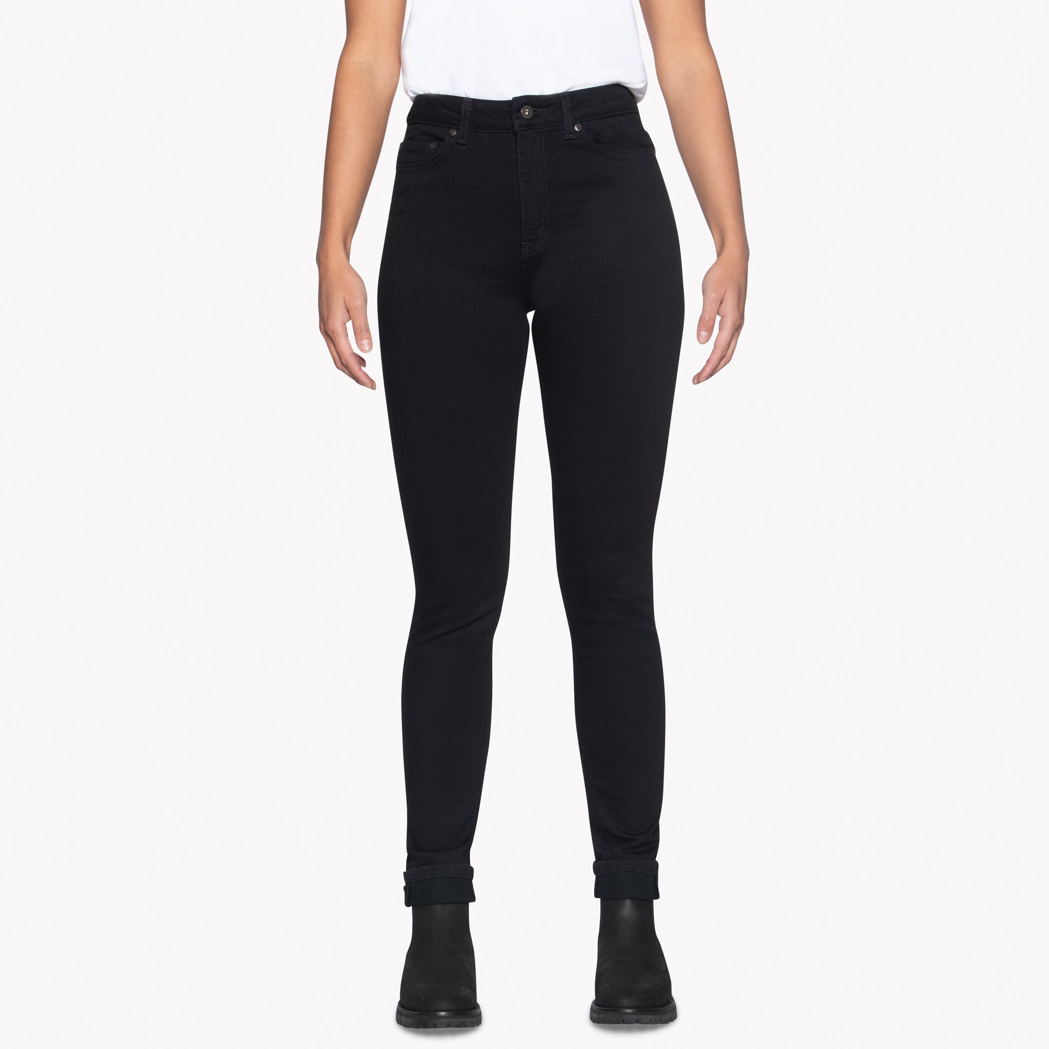 Women's - High Skinny - Black Cashmere | Naked & Famous Denim