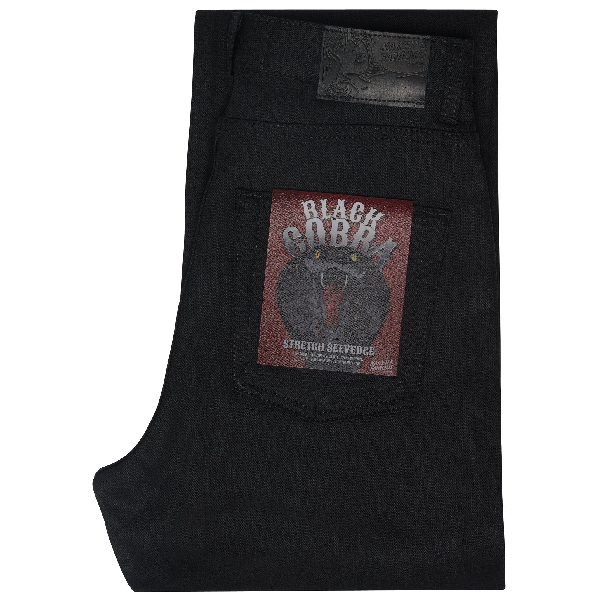 Women's - Classic - Black Cobra Stretch Selvedge | Naked & Famous Denim