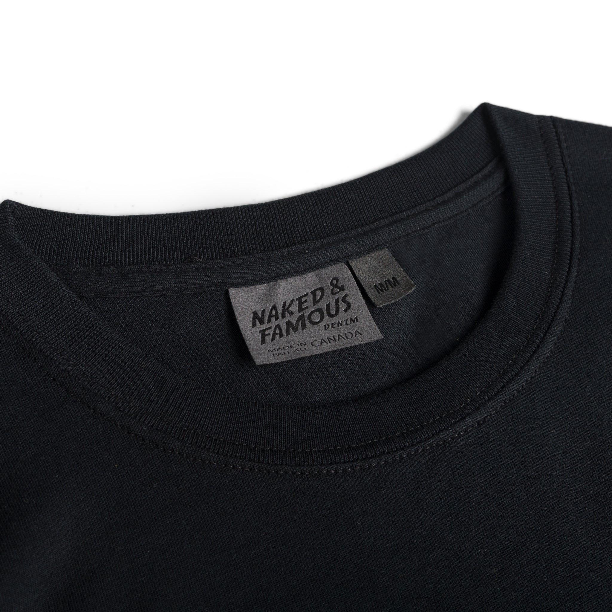 Pocket Tee - Black + Tiger Camo | Naked & Famous Denim