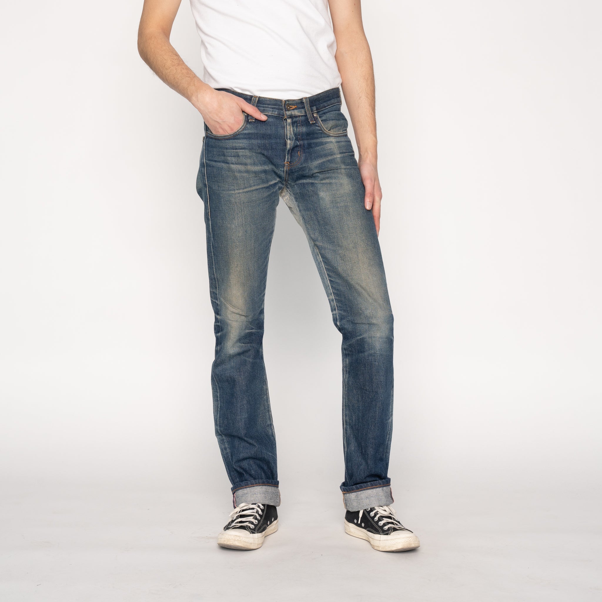 Dirty Fade Selvedge - Fade Example - Front