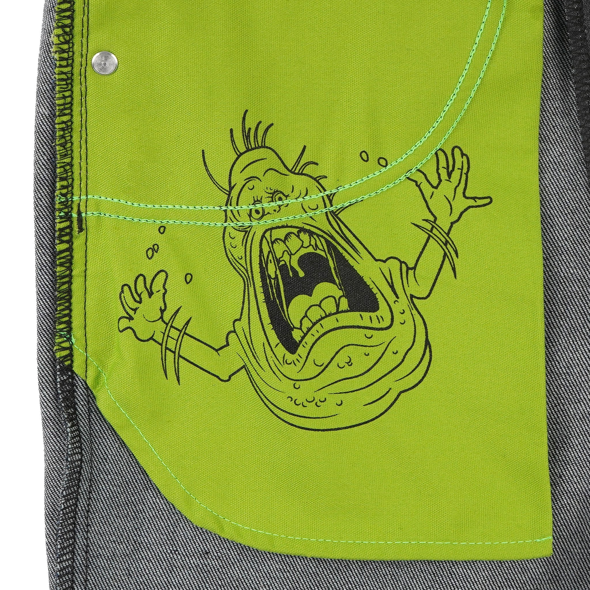 Easy Guy - Ghostbusters Slimer Glow In The Dark Selvedge