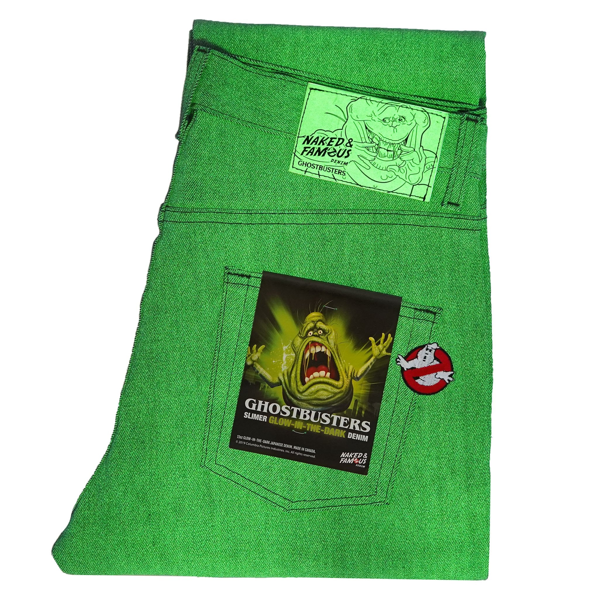 Easy Guy - Ghostbusters Slimer Glow In The Dark Selvedge