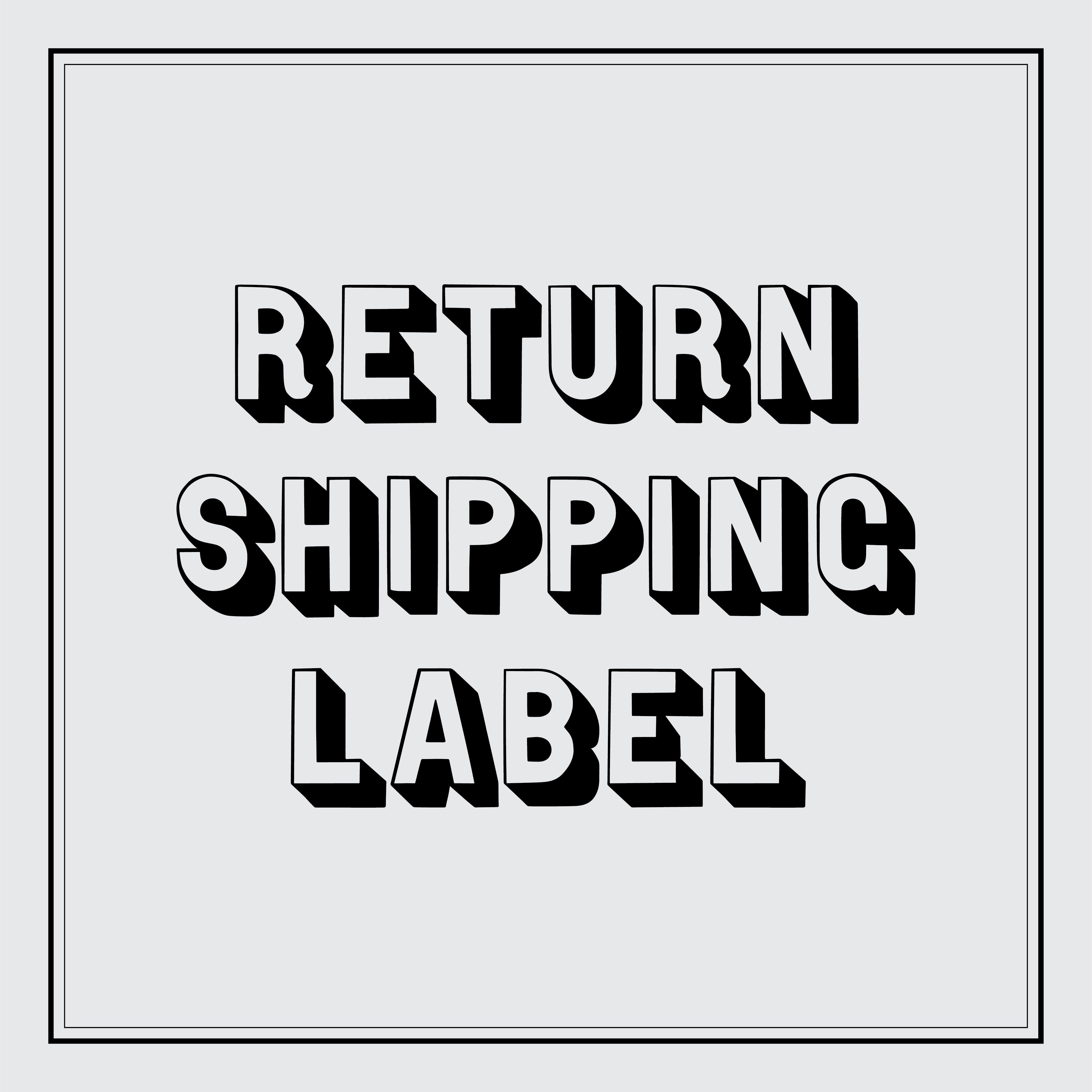 Return Shipping Label