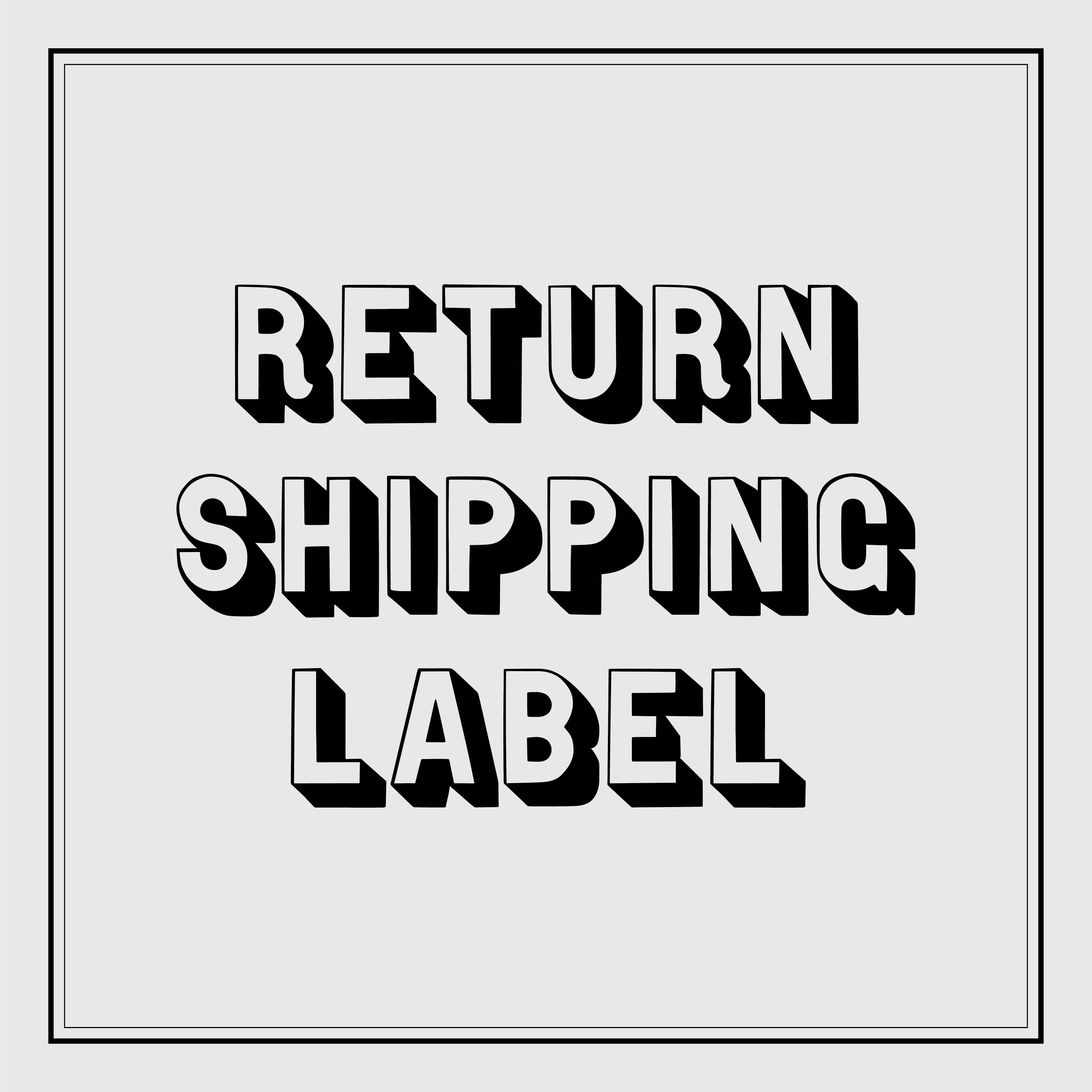 Return Shipping Label